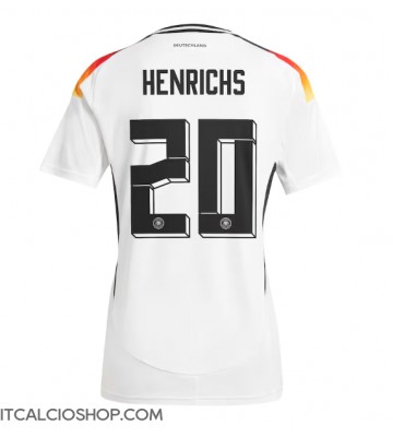 Germania Benjamin Henrichs #20 Prima Maglia Europei 2024 Manica Corta